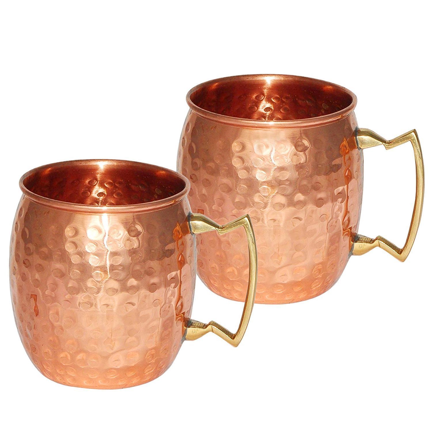hammered copper mug